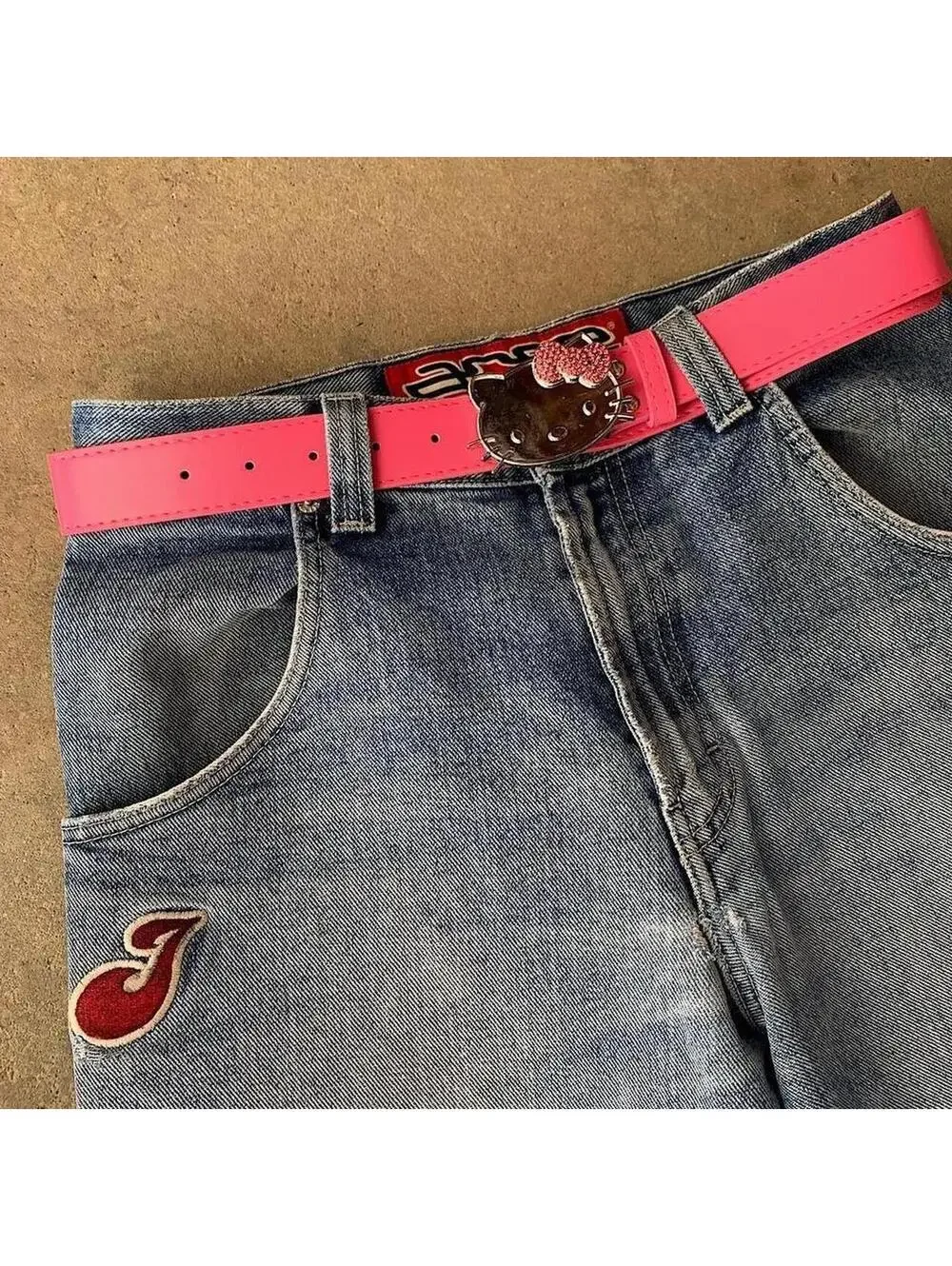 Y2K Pink Hello Kitty Belt